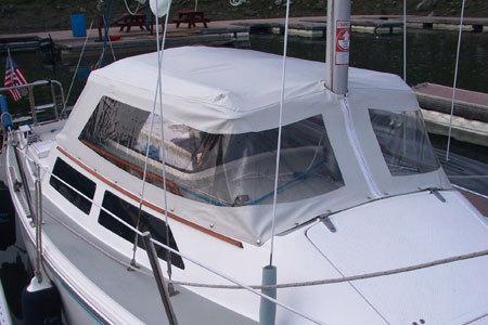 1987 catalina 22 sailboat pop-top enclosure, used only few times