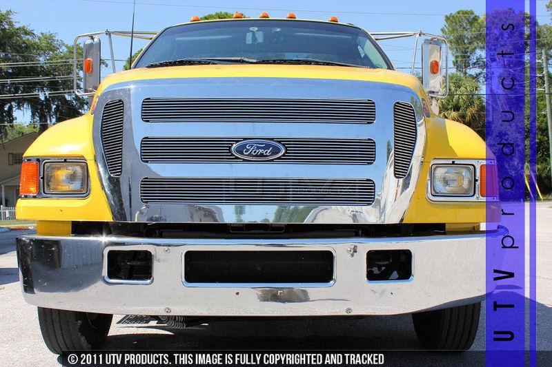 Find 2004 2012 Ford F650 / F750 CHROME MAIN BILLET GRILLE KIT xlt