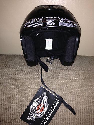 Harley davidson ultra jet 3/4 helmet, sz l