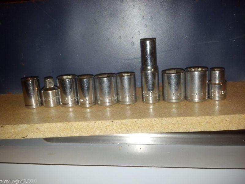 Taiwan used sockets 9pc 1 adapter