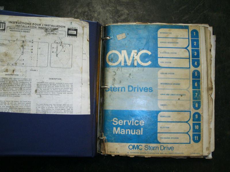 Omc stern drives service manual, 1975