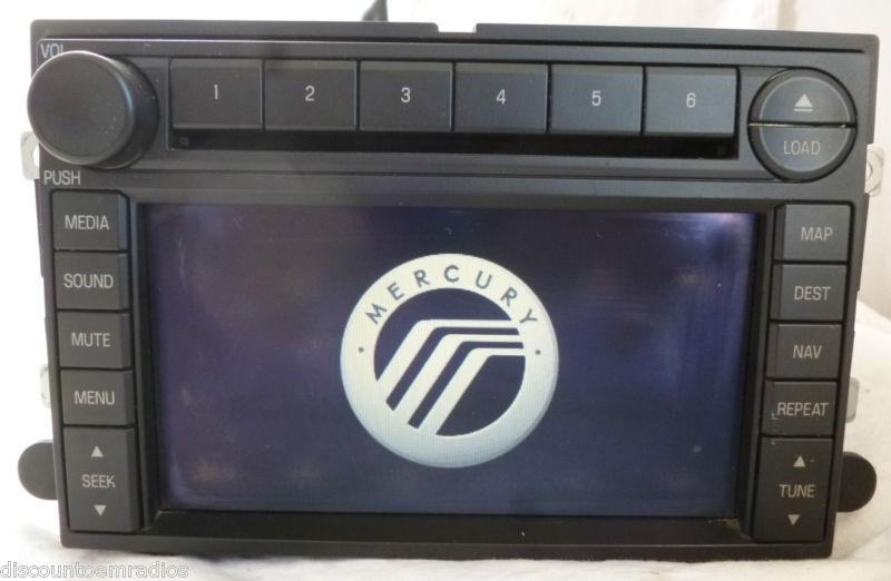 06-07 ford explorer mountaineer radio 6 disc cd gps navigation 6l2t-18k931-bc *