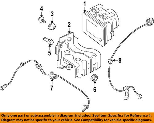 Mazda oem k0y1437a0c abs modulator valve