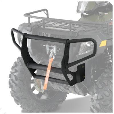 Polaris atv deluxe front brushguard for 2005-2010 models part # 2876102-418
