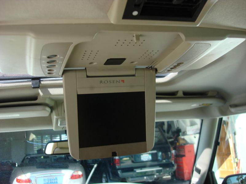 Land rover discovery 2 dvd player overhead console system oem 
