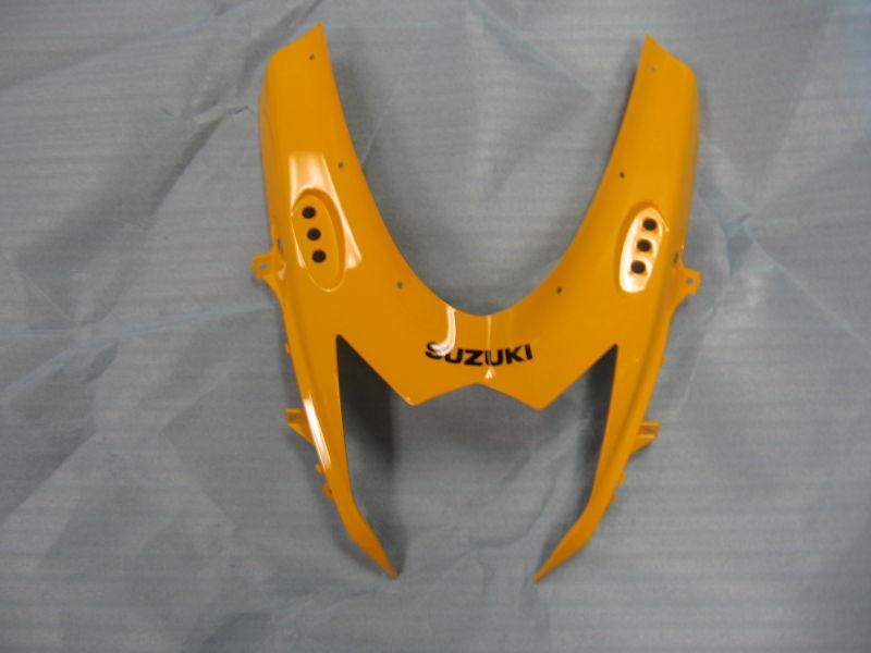 2012 12 gsxr 750 gsxr750 gsxr750 new oem suzuki upper nose fairing yellow