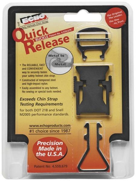   new echo quick release helmet black chin safety strap buckles motorcycle atv