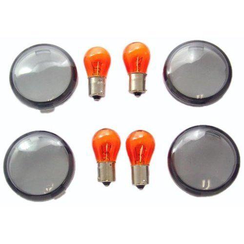 Harley davidson sportster dyna softail smoked lenses 16kit  repl. oem #69304-02