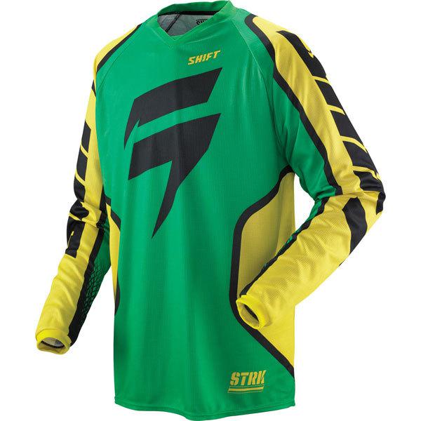 Green xxl shift racing strike jersey 2013 model