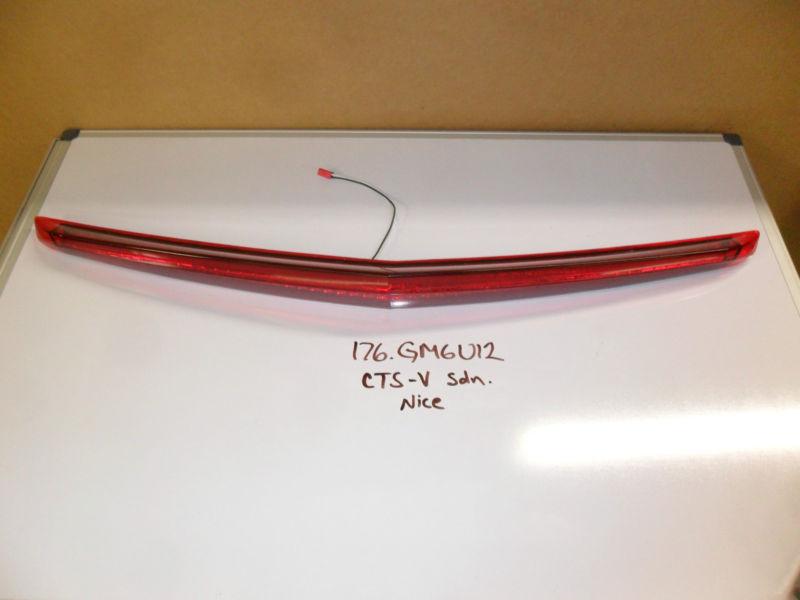 Oem 3rd third brake lamp light cadillac cts-v 08 09 10 11 12 sedan led