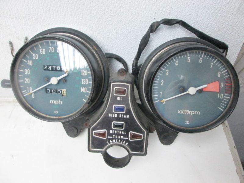 Honda 1978 cb750 cb 750 cb750k four instrument gauges speedo tach 150 mph