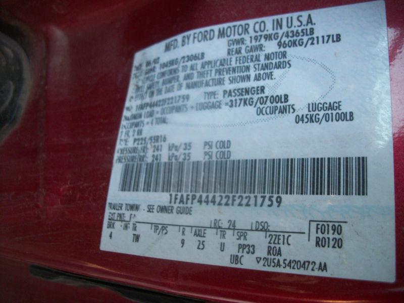 2002 FORD MUSTANG CONVERTIBLE , US $50.00, image 12