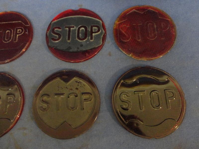 VINTAGE BRAKE LIGHT STOP LIGHT LENSES (LOT OF 6) , US $150.00, image 3