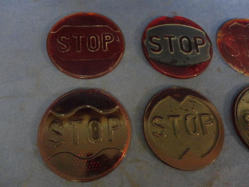VINTAGE BRAKE LIGHT STOP LIGHT LENSES (LOT OF 6) , US $150.00, image 5