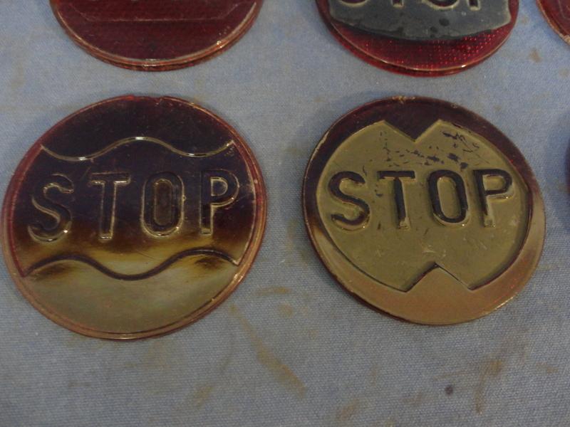 VINTAGE BRAKE LIGHT STOP LIGHT LENSES (LOT OF 6) , US $150.00, image 7