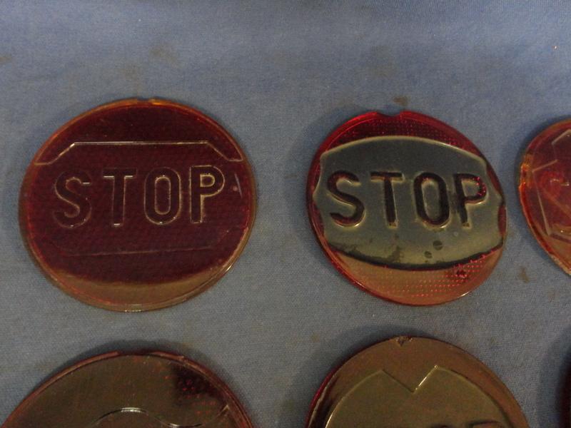 VINTAGE BRAKE LIGHT STOP LIGHT LENSES (LOT OF 6) , US $150.00, image 10