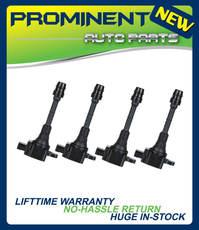 Set of 4 ignition coil plug pack  02-06 nissan sentra altima 1.8l l4 uf351 c1397