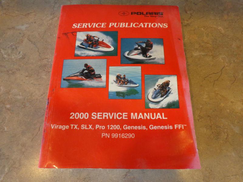 2000 polaris watercraft virage tx,slx, pro 1200, genesis, ffi. service manual