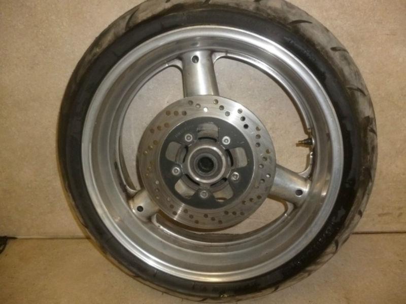 99-07 suzuki gsx1300r gsx 1300 r hayabusa rear wheel rim tire straight oem #4048