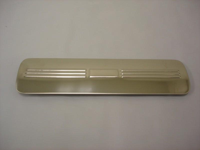 1940 ford car radio block-off cover polished stainless