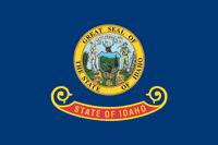 Idaho state motorcycle flag