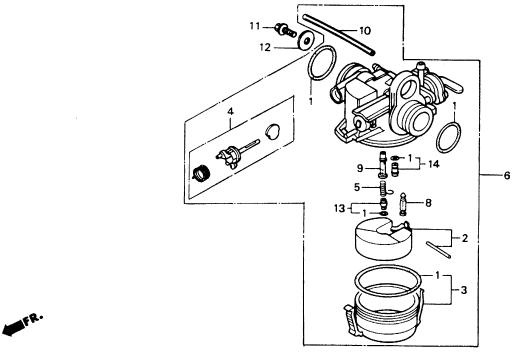 Honda power equipment miscellaneous main jets and blade bolts
