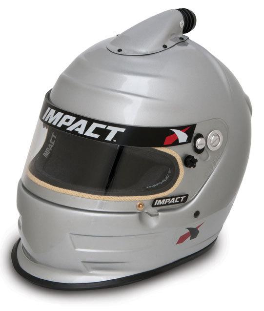 Impact racing 16099608 air vapor helmet x-large silver sa2010