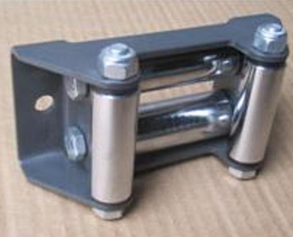 Standard bolt pattern universal roller fairlead for atv winch 4-7/8"