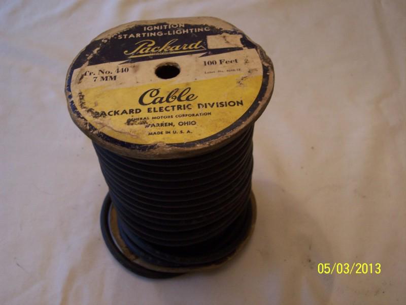 Packard 440 7mm nos plug wire chevy 55 56 57 58 59 60 rat rod hot street vintage