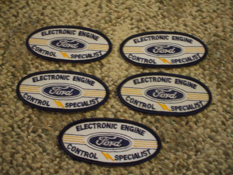 Lot of 5 electronic engine ford control specialist patches