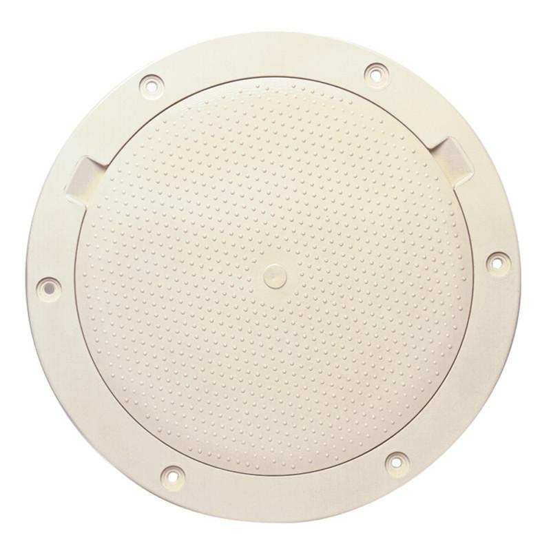 Beckson dp83-n 8" non-skid pry-out deck plate - beige