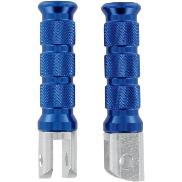 Emgo passenger footpegs rear blue fits kawasaki zrx1100 1999-2004