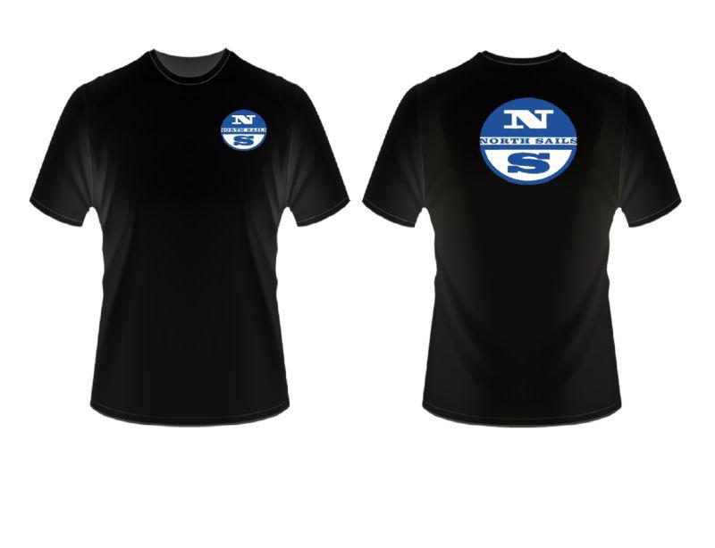North sails black t-shirt