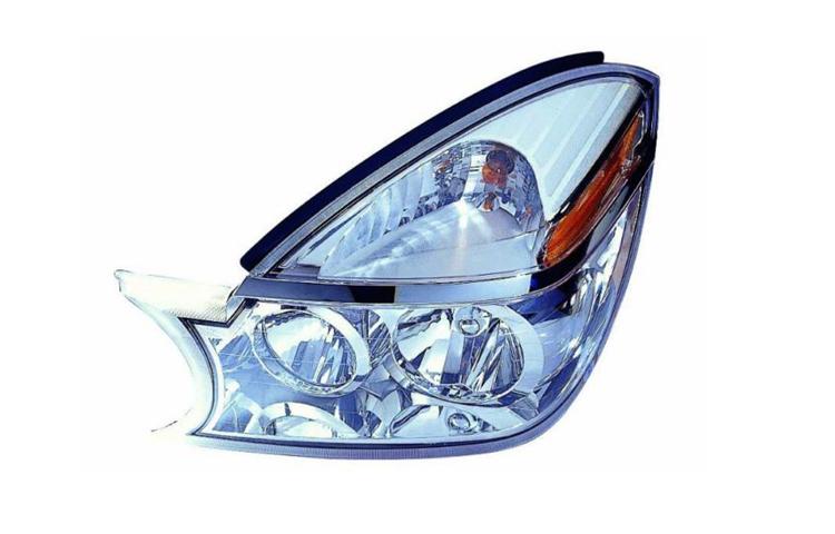 Tyc left driver side replacement headlight 2006-2007 buick rendezvous 15144695