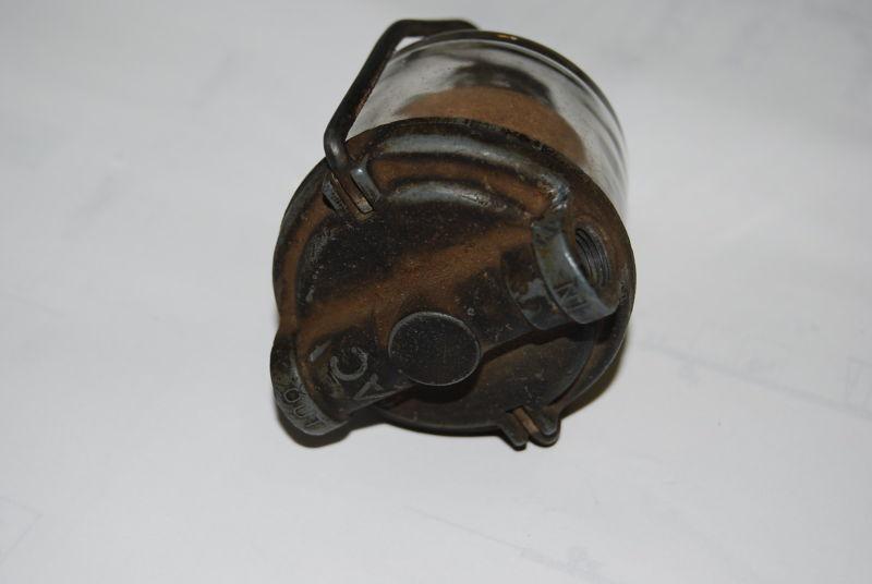 Original ac 1960 chevy corvette tripower glass bowl fuel filter 1x4 2x4