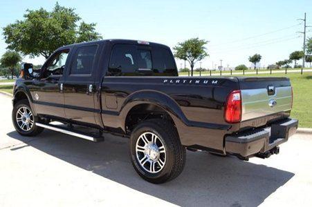  new ford oem 2013 f250 f350 platinum side steps 6" angular chrome