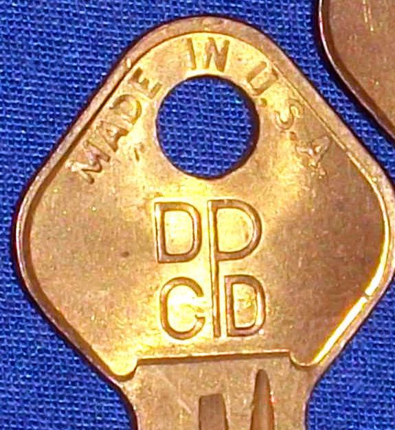 ◆2 DPCD LOGO BRASS KEY BLANK for VINTAGE MOPAR TRUNK LOCK IGNITION B&S ILCO YALE, US $22.69, image 6