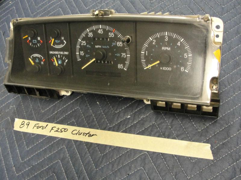Find OEM 8791 F250 INSTRUMENT GUAGE SPEEDOMETER CLUSTER w