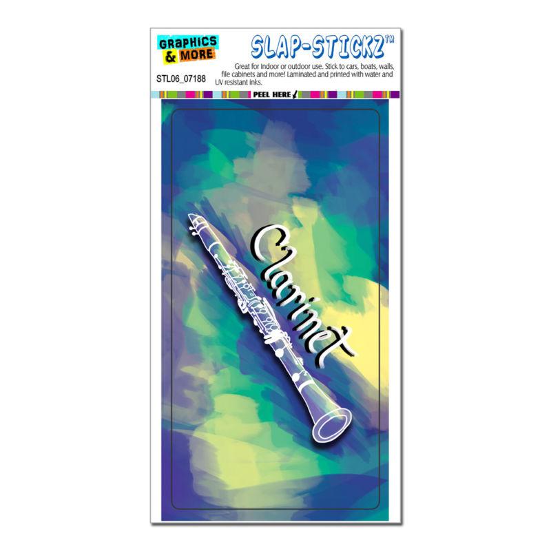 Clarinet - musical instrument music woodwinds - slap-stickz™ bumper sticker