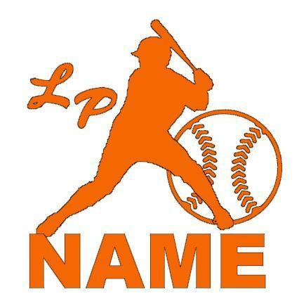 Personalized sports   window sticker decal