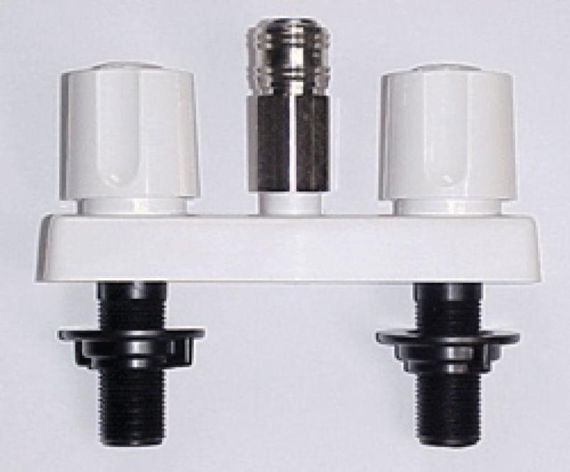 Phoenix products p1404m-55qc faucet 4" two handle w/quick connect bright white