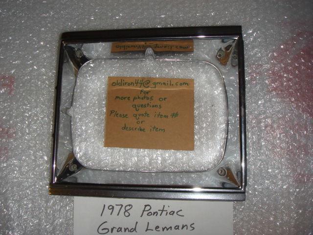 1978 Pontiac Grand Lemans HEADLIGHT BEZEL RH Right 78 79 80, US $24.99, image 2