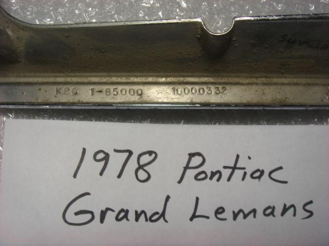 1978 Pontiac Grand Lemans HEADLIGHT BEZEL RH Right 78 79 80, US $24.99, image 5