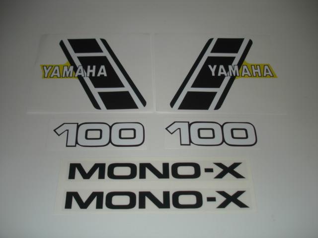1983 yamaha yz 100 complete decal set ahrma