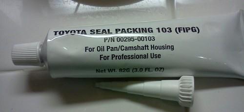 Toyota formed inplace gasket 4agze 7mgte 3sgte 2jzgte oil pan 00295-00103 trd