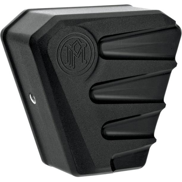 Performance machine black ops scallop horn cover for harley touring softail dyna