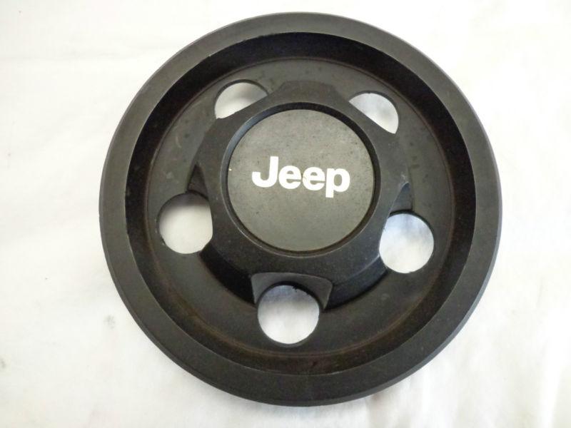 Sell Jeep Cherokee Wagoneer Center Cap Comanche Black Hub Cap Wrangler