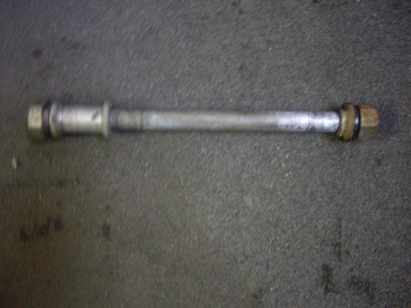 Original '75 harley ironhead sportster rear axle complete