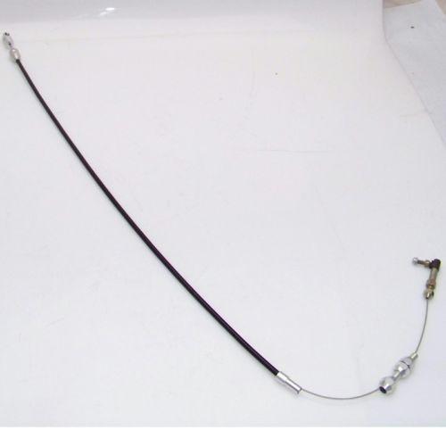 Black 36-in throttle cable - top quality stainless steel