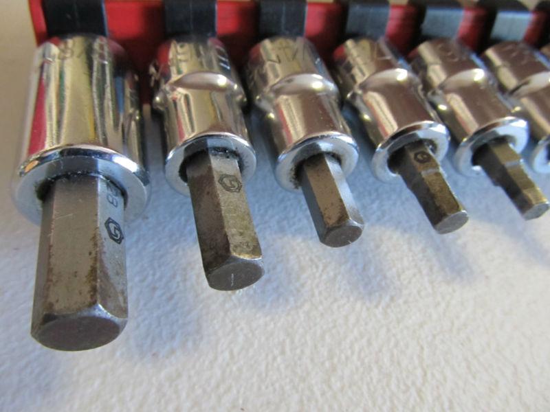 Matco Tools - BXY 8 Pc Hex Bit Socket Driver Set 3/8